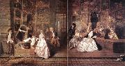 WATTEAU, Antoine L Enseigne de Gersaint china oil painting artist